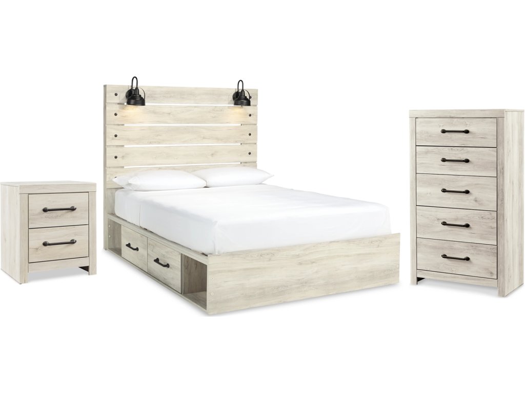 Cambeck Queen Storage Bed, Chest and Nightstand - main image