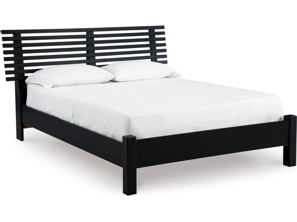 Danziar Queen Slat Panel Bed - main image