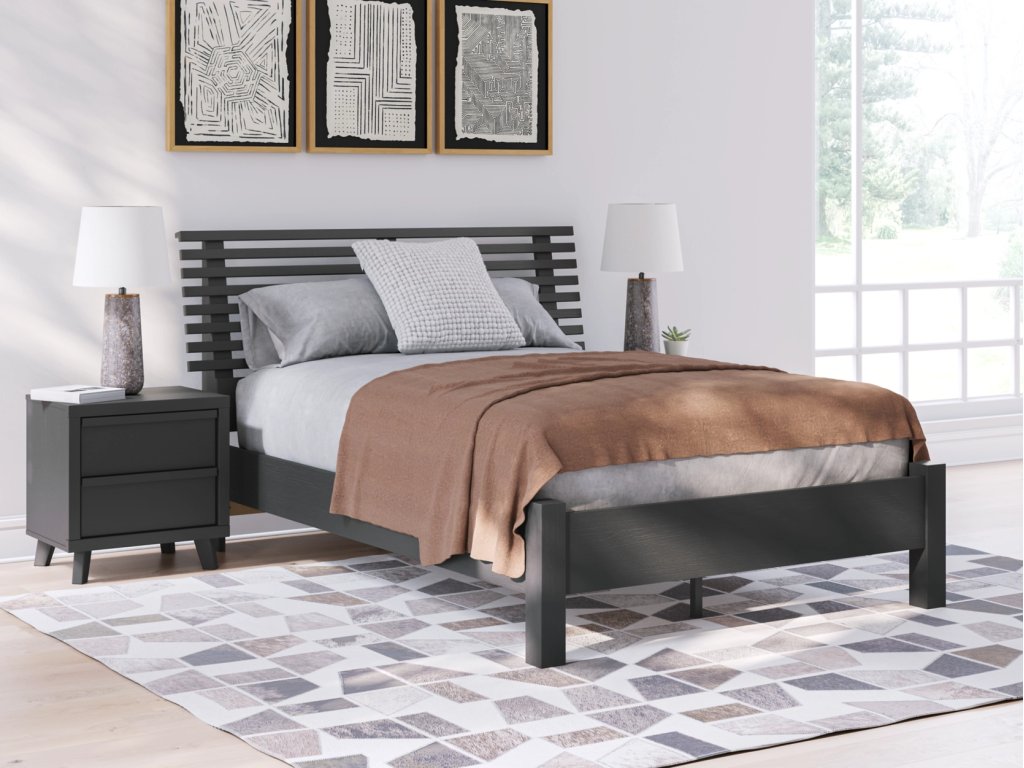 Danziar Full Slat Panel Bed - image 1