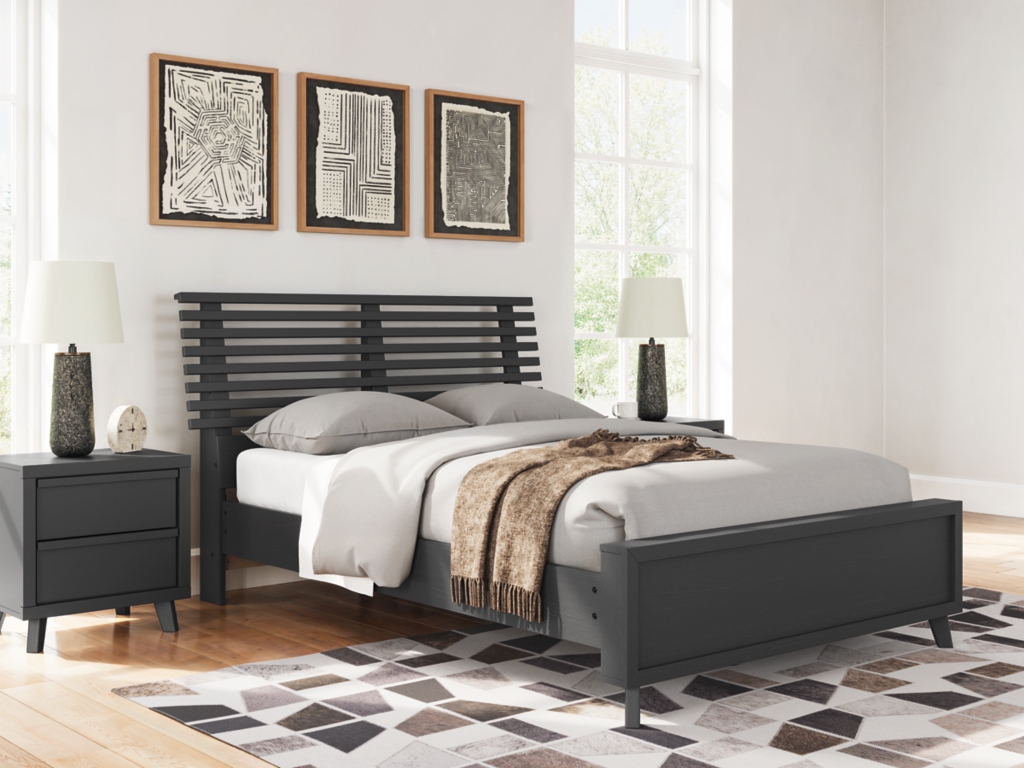 Danziar Full Slat Panel Bed - image 1