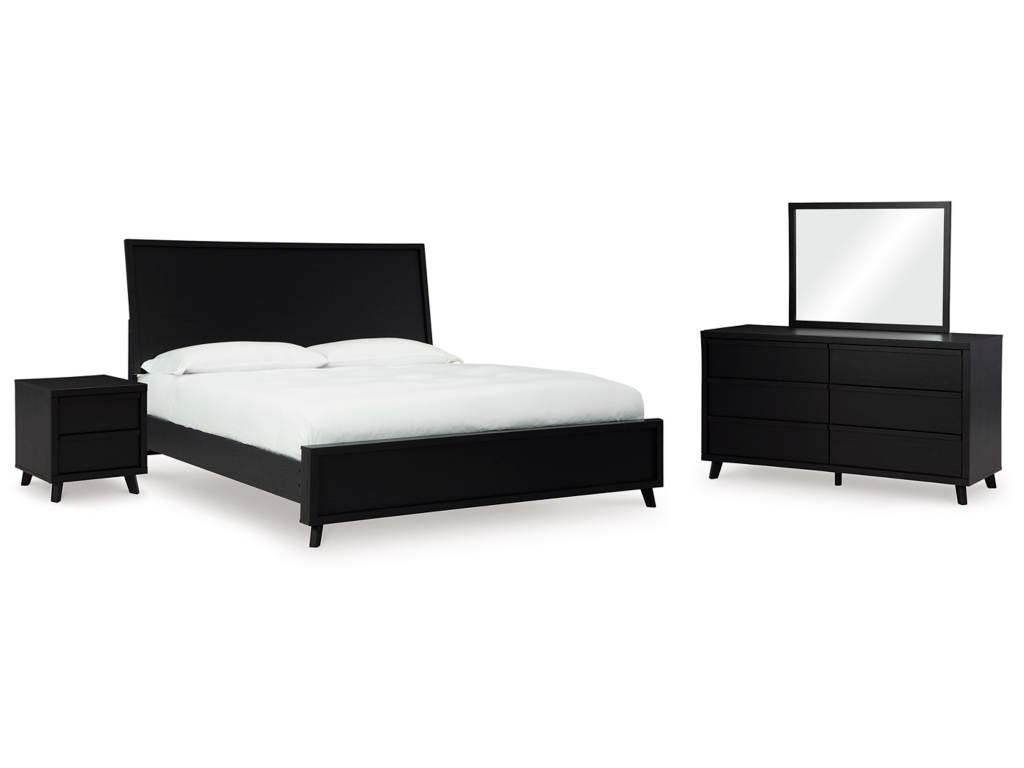 Danziar King Panel Bed, Dresser, Mirror and Nightstand - main image