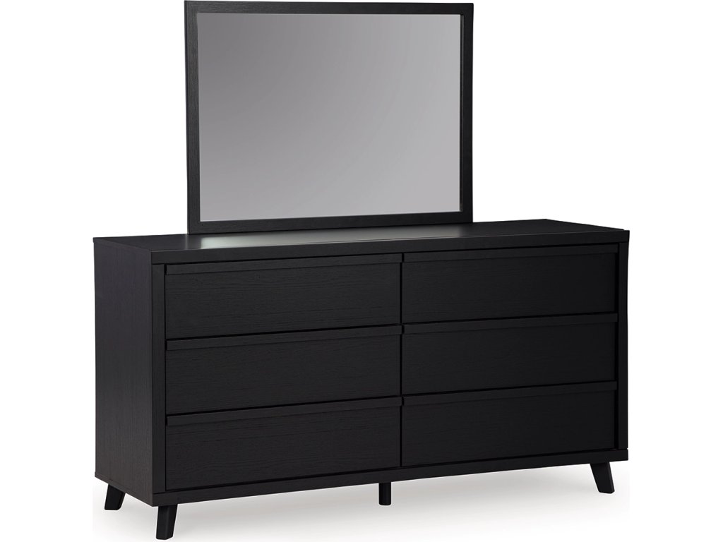 Danziar Queen Panel Bed, Dresser and Mirror - image 1