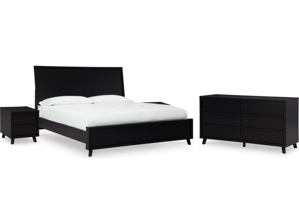Danziar King Panel Bed, Dresser and 2 Nightstands - main image