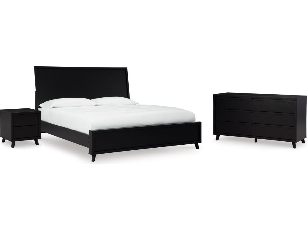 Danziar King Panel Bed, Dresser and Nightstand - image 1