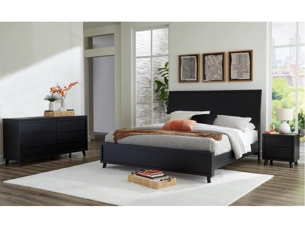 Danziar King Panel Bed, Dresser and Nightstand - main image