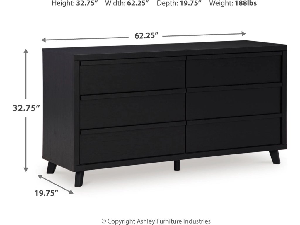 Danziar Queen Panel Bed, Dresser and Nightstand - image 14