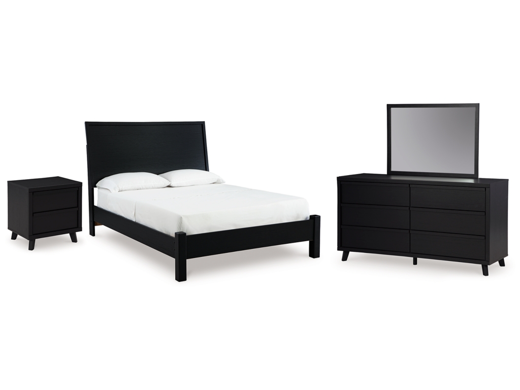 Danziar Queen Panel Bed, Dresser and Mirror - main image