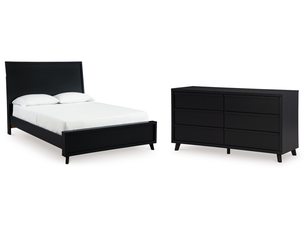 Danziar Queen Panel Bed and Dresser - main image