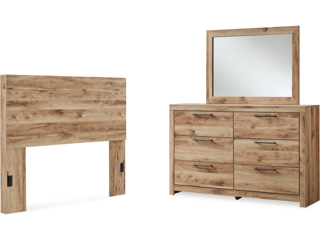 Hyanna Full Panel Headboard, Dresser and Mirror - main image