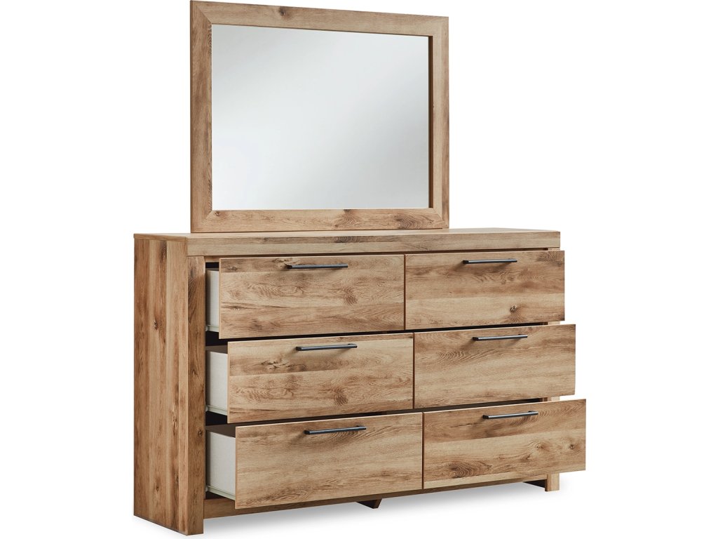 Hyanna King Panel Storage Bed, Dresser and Mirror - image 2