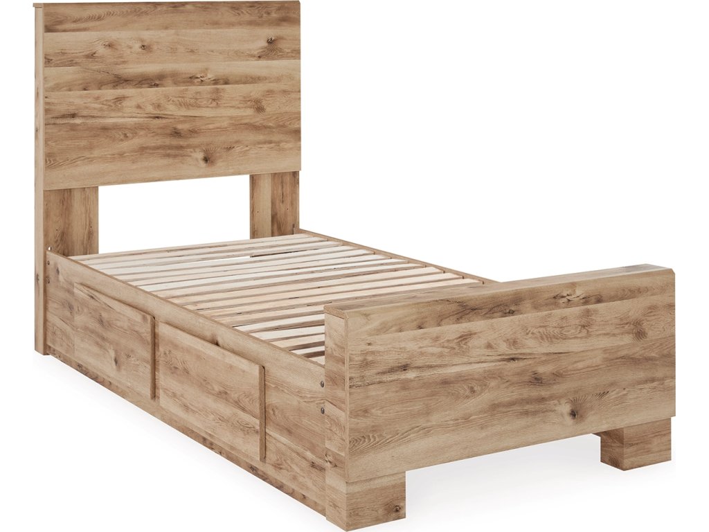 Hyanna Twin Panel Bed with 1 Side Storage - image 2