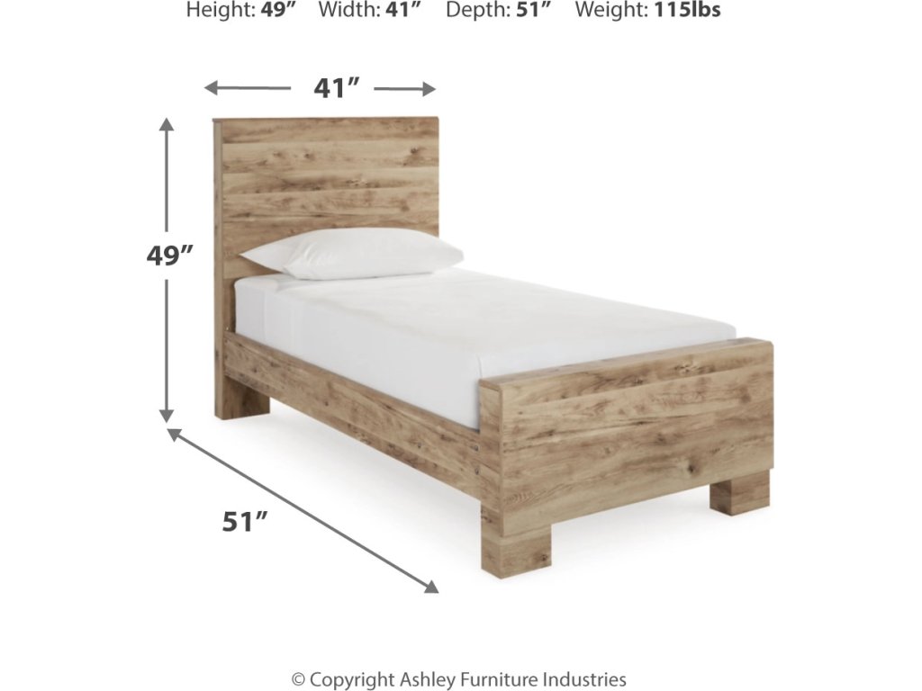 Hyanna Twin Panel Bed, Dresser and Mirror - image 7