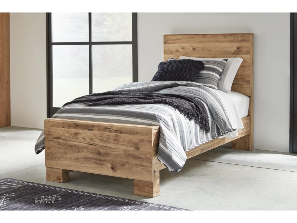 Hyanna Twin Panel Bed, Dresser and Mirror - image 9