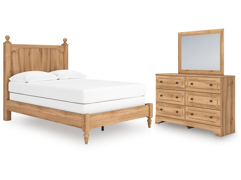 Aleaport Full Panel Bed, Dresser and Mirror - main image