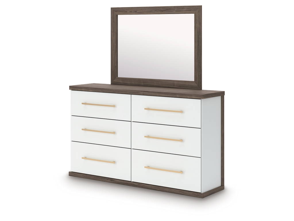 Kendanport Dresser and Mirror - image 4