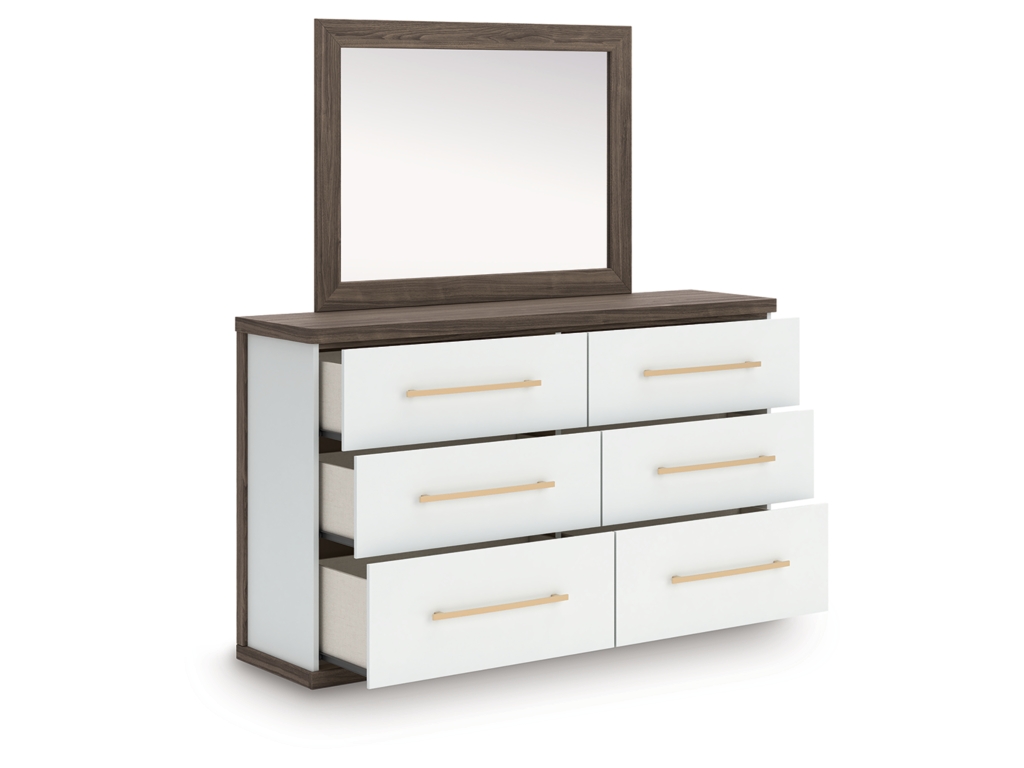 Kendanport Dresser and Mirror - image 2