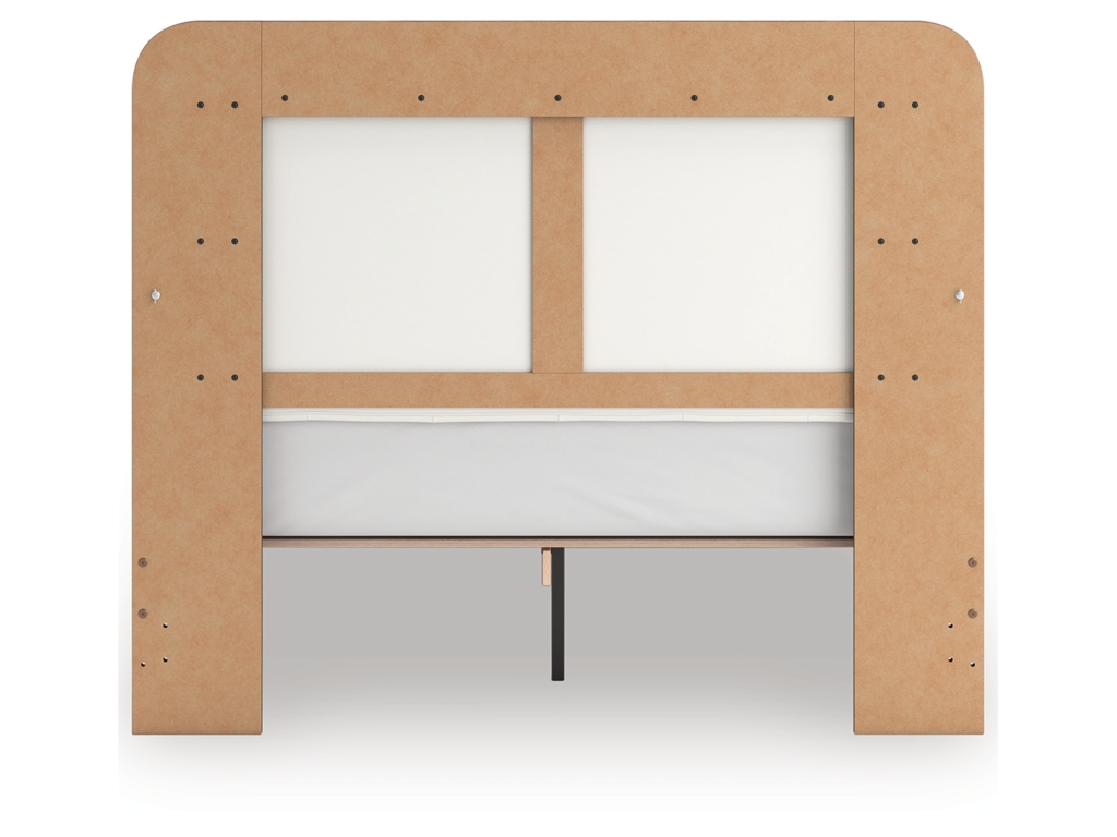 Kendanport Queen Upholstered Platform Bed, Dresser and Mirror - image 12
