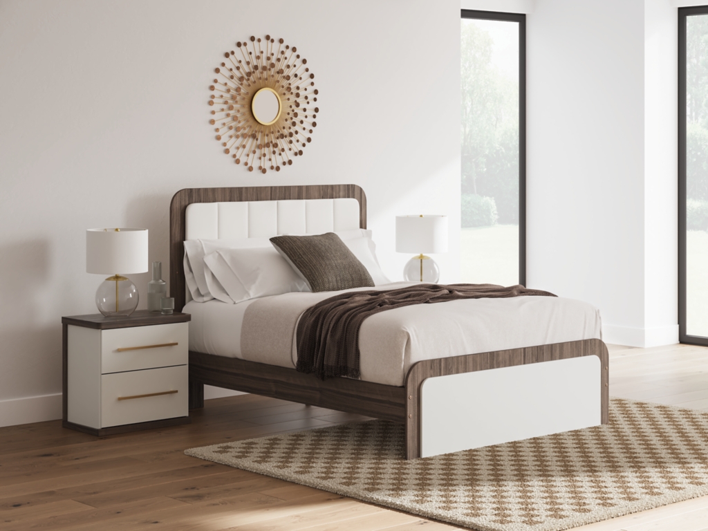 Kendanport Queen Upholstered Bed, Dresser and Nightstand - image 27