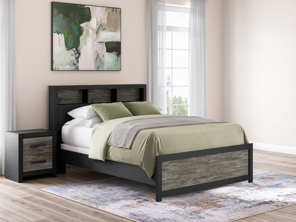 Broachmyn Queen Bookcase Panel Bed - image 1
