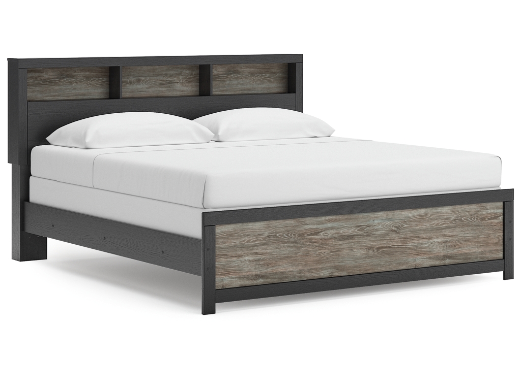 Broachmyn King Bookcase Panel Bed - main image