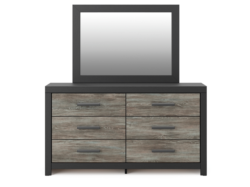 Broachmyn Full Panel Bed, Dresser and Mirror - image 1