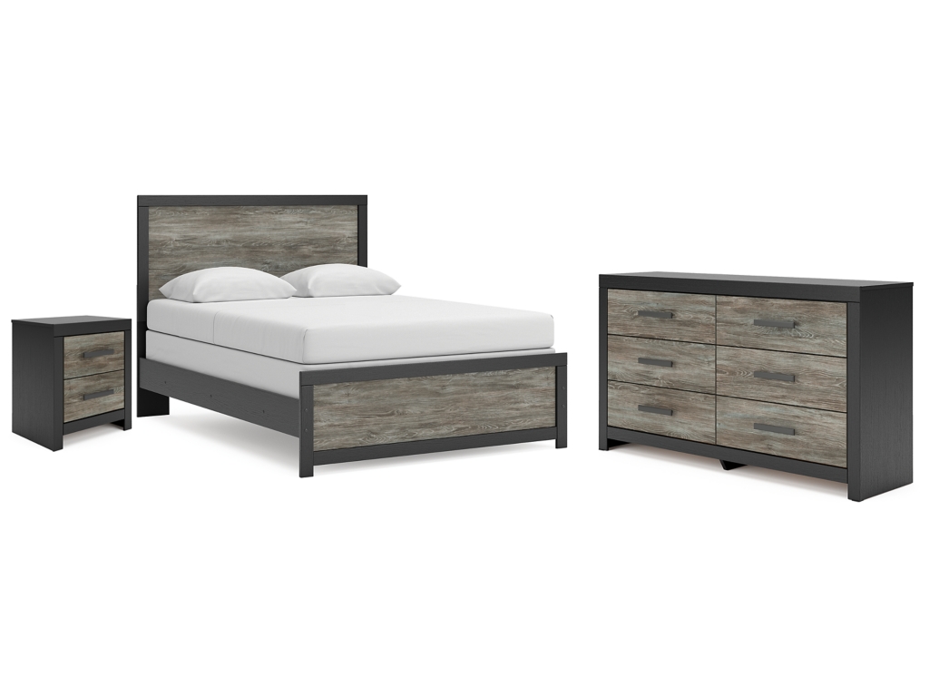 Broachmyn Queen Panel Bed, Dresser and Nightstand - main image