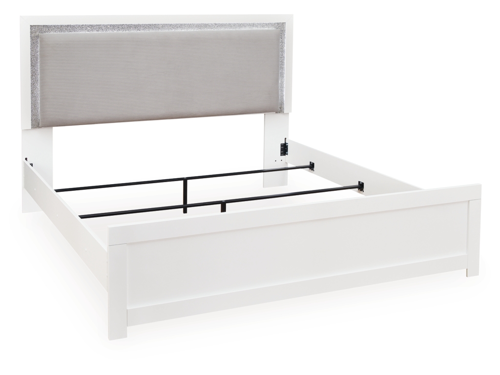 Maeling King Upholstered Panel Bed - image 2