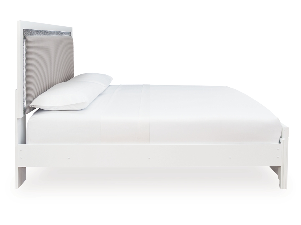 Maeling King Upholstered Panel Bed - image 4