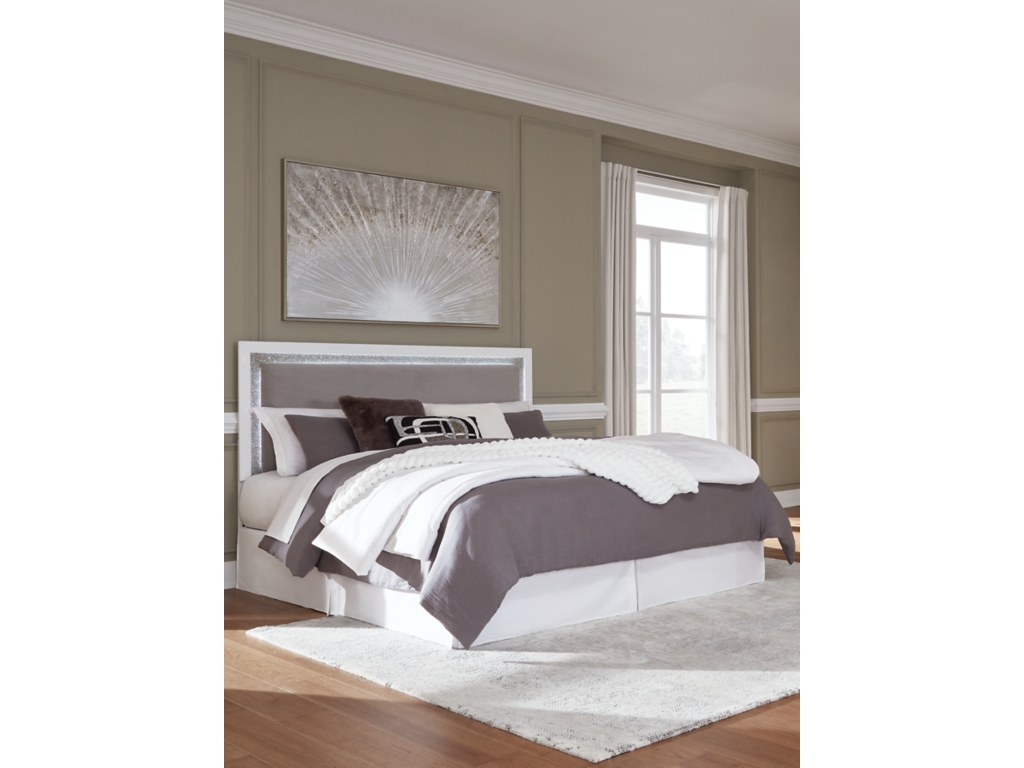 Maeling King Upholstered Panel Headboard - image 1
