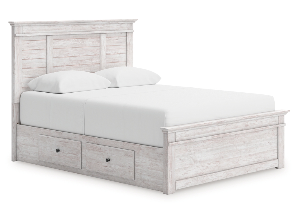 Makidern Queen Panel Storage Bed - main image