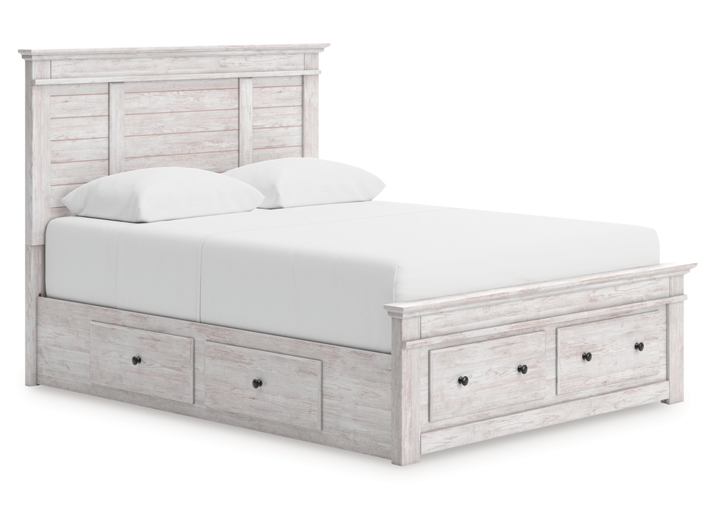 Makidern Queen Panel Storage Bed - main image