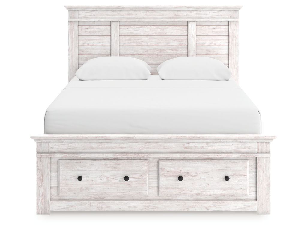 Makidern Queen Panel Storage Bed, Dresser and Mirror - image 8