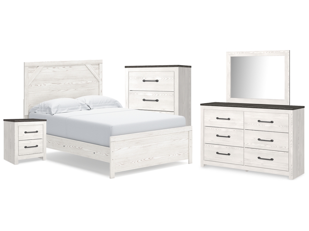 Gerridan Full Panel Bed, Dresser, Mirror, Chest and Nightstand - main image