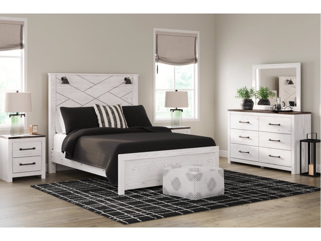 Gerridan Queen Panel Bed, Dresser and Mirror - image 9