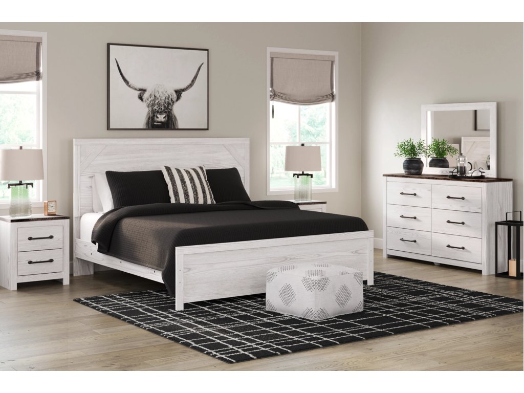 Gerridan King Panel Bed, Dresser, Mirror and 2 Nightstands - image 10