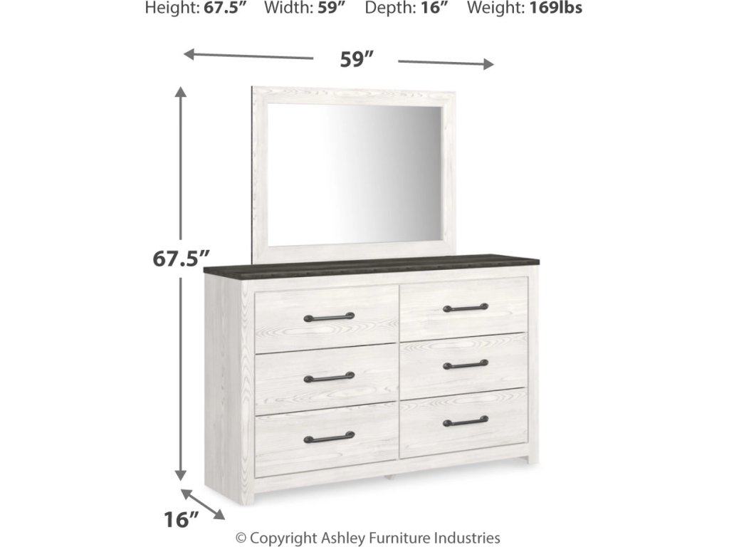 Gerridan Full Panel Bed, Dresser, Mirror and Nightstand - image 15