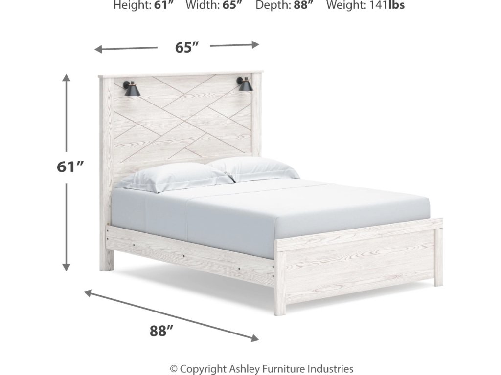 Gerridan Queen Panel Bed, Dresser and Mirror - image 8