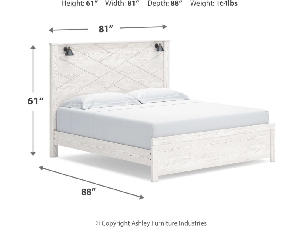 Gerridan King Panel Bed, Dresser, Mirror and Nightstand - image 16