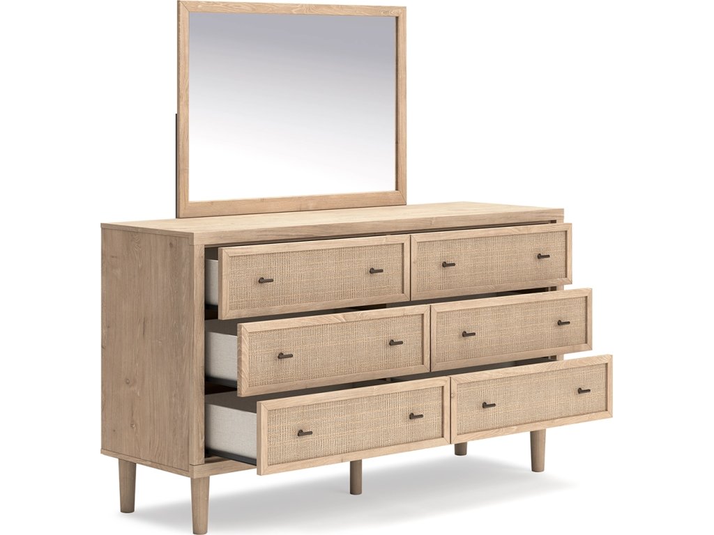 Cielden Full Panel Bed, Dresser and Mirror - image 2