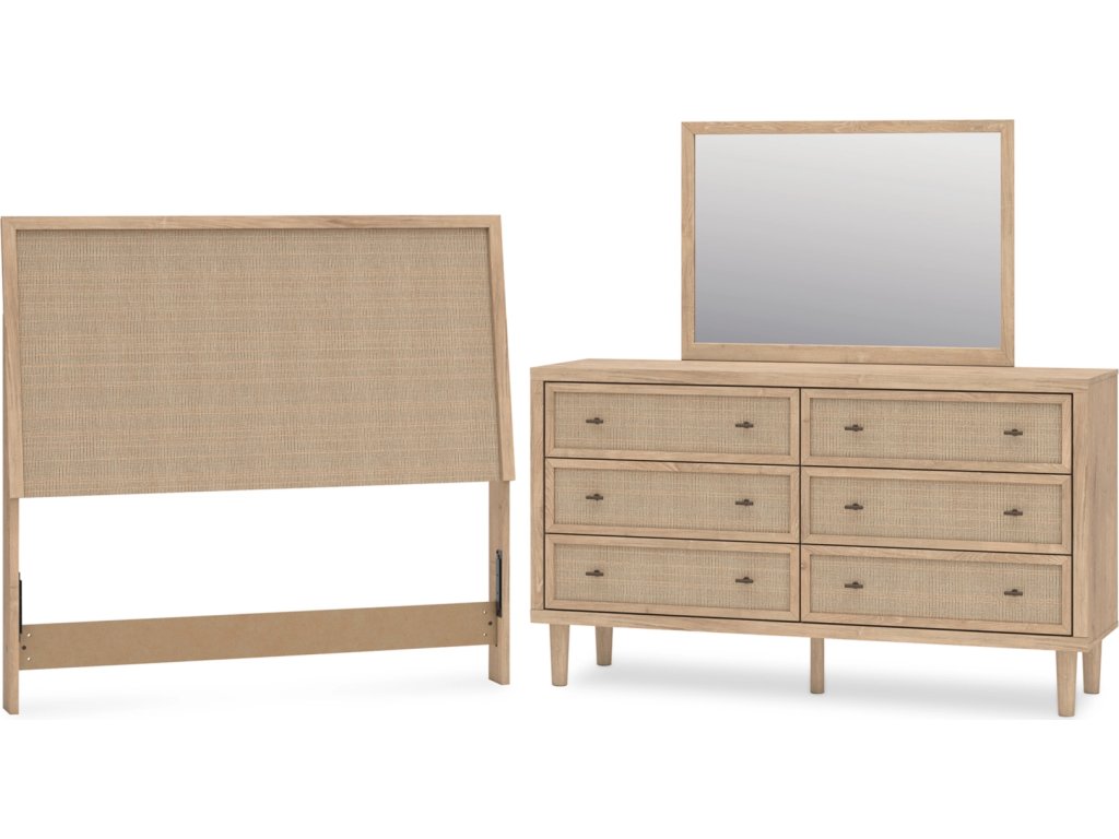 Cielden Full Panel Bed, Dresser and Mirror - main image