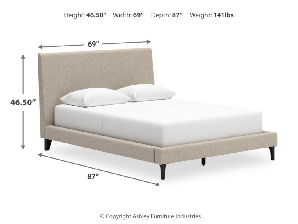 Cielden Queen Upholstered Bed, Dresser and Mirror - image 14