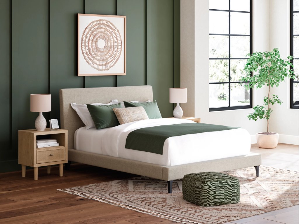 Cielden Queen Upholstered Bed, Dresser and Mirror - image 15