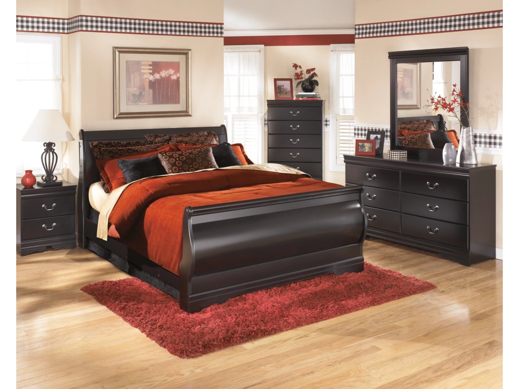Huey Vineyard Queen Sleigh Bed - image 1