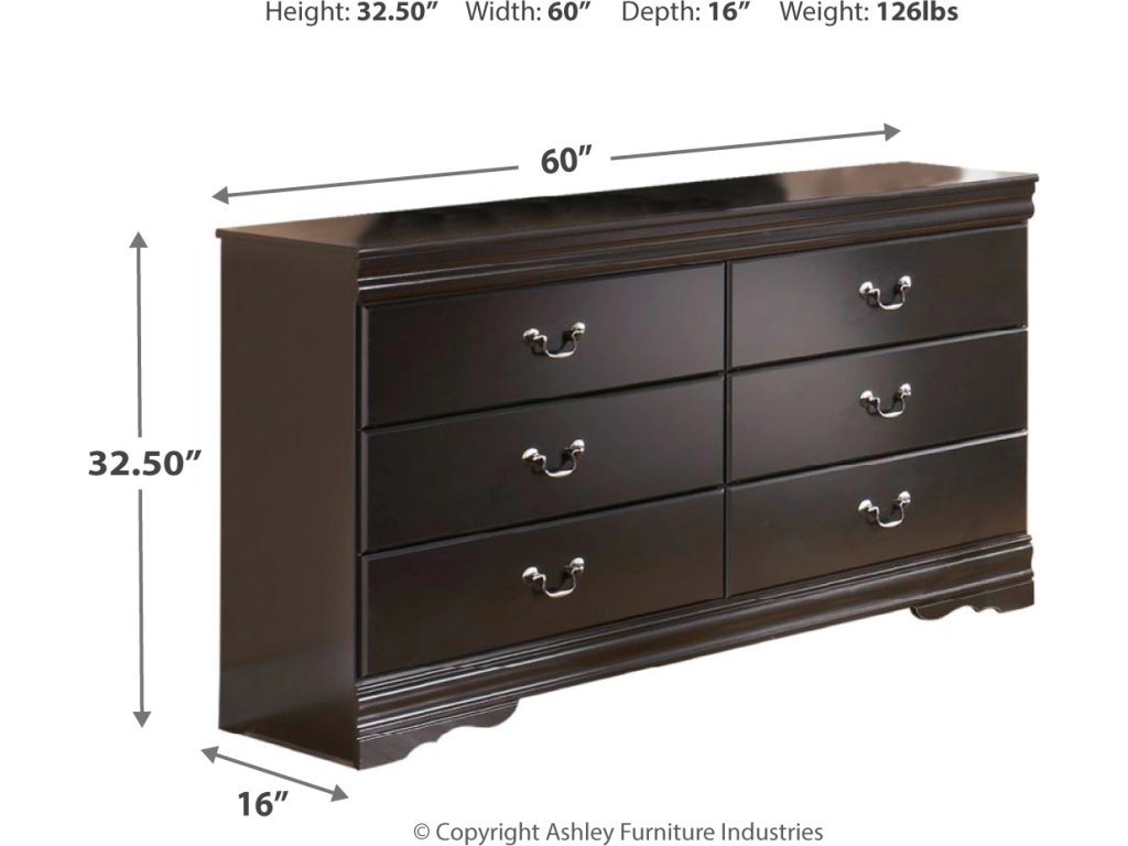 Huey Vineyard Queen Sleigh Bed, Dresser, Chest and Nightstand - image 7