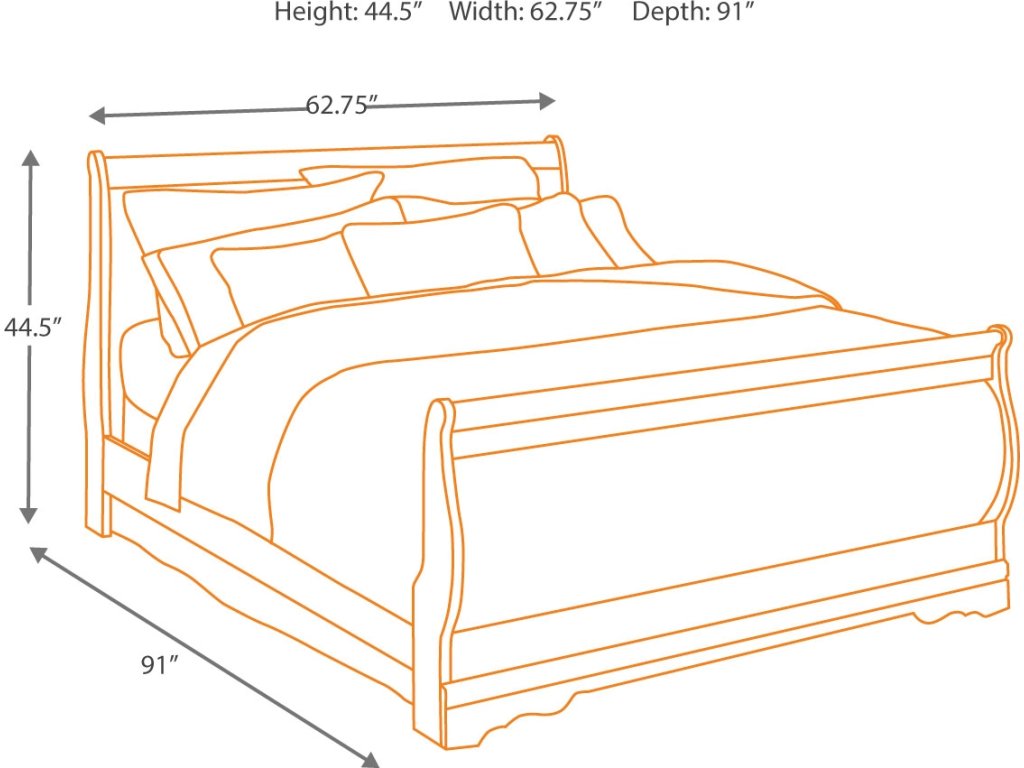 Huey Vineyard Queen Sleigh Bed, Dresser, Chest and Nightstand - image 5