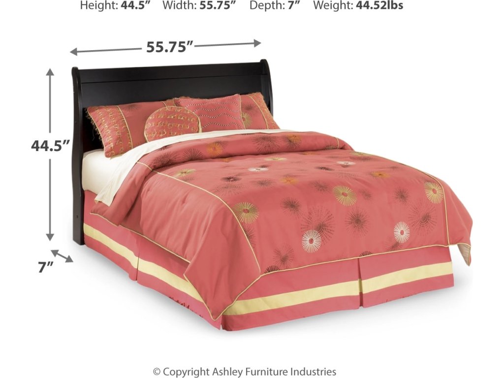 Huey Vineyard Full Sleigh Headboard, Dresser and Mirror - image 3