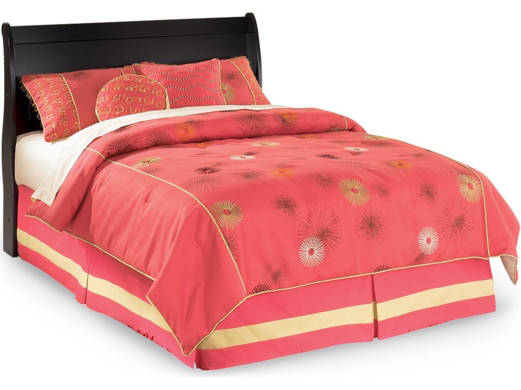 Huey Vineyard Full Sleigh Headboard, Dresser and Mirror - image 2