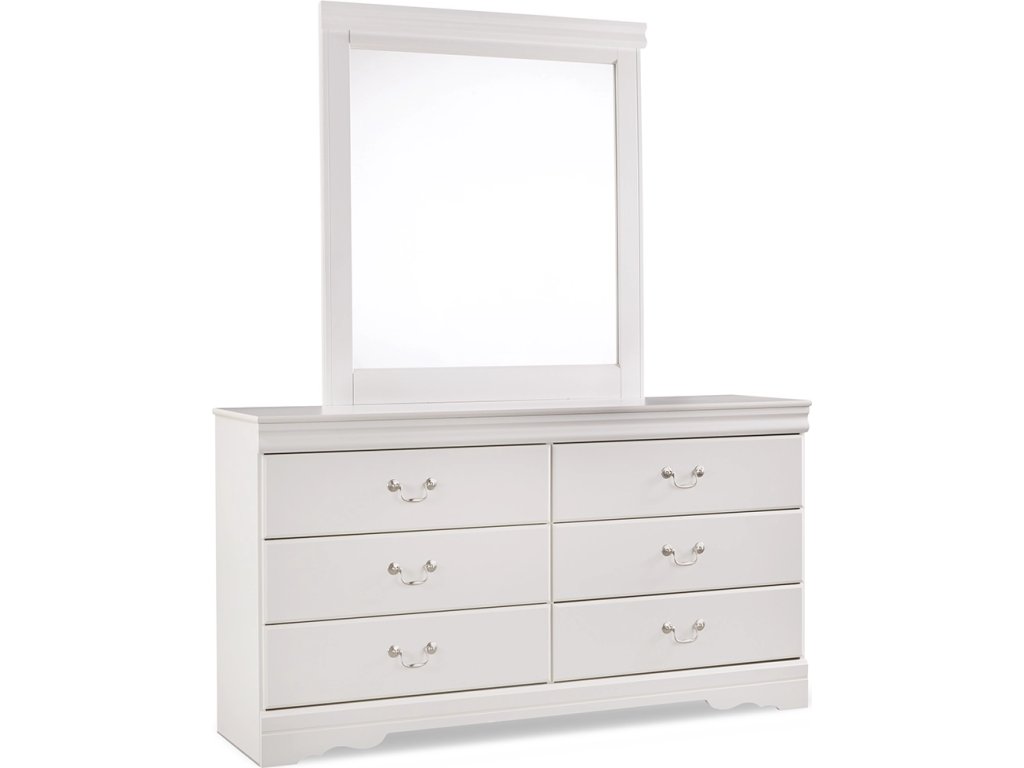 Anarasia Queen Sleigh Bed, Dresser, Mirror and Nightstand - image 2