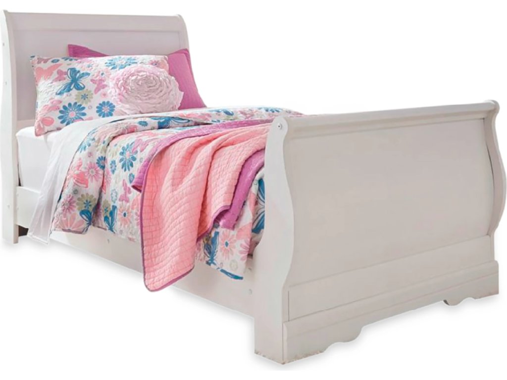 Anarasia Twin Sleigh Bed, Chest and Nightstand - image 3