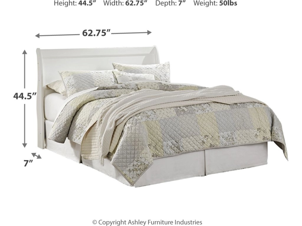 Anarasia Queen Sleigh Headboard, Dresser and Mirror - image 4